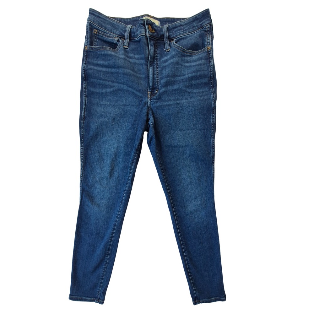 Madewell‎ High Rise Skinny Jeans Medium Wash Blue Denim T-033 - 6.30